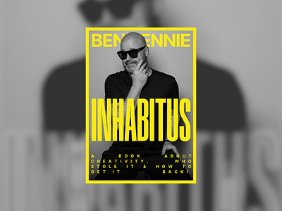 Ben Rennie Book Cover / Inhabitus artwork book branding cover design graphic design logo mockup