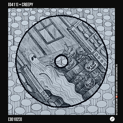 ”Creepy” design graphic design illustration арт картина картинка художник