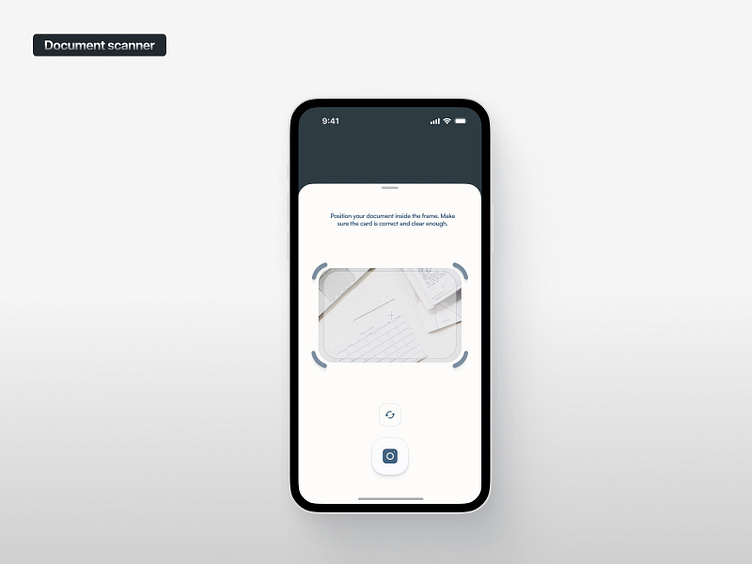 Daily UI 30 | Document Scanner by Konrad Kamil Kowalski on Dribbble