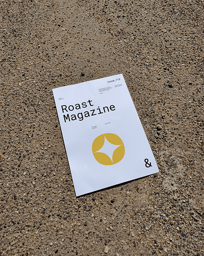 Roaster magazine posters advertising graphic design graphic designer magazine poster posters roastery