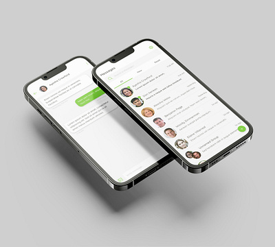 Messaging App app app design dailyui mobile app ui uiux user interface ux uxui