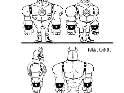 El Diablo Luchador!!! animation character graphic design illustration