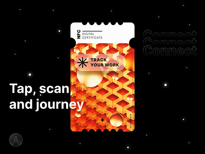 Tap, scan, and journey into the heart of art 3d art blender design digital figma graphic design illustration ticket