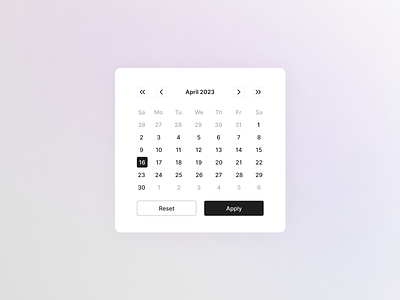Daily ui #6, Calendar app calendar challenge dailyui figma ui