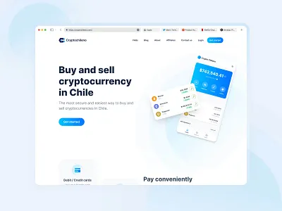 Cryptochileno Website bitcoin chile crypto crypto app crypto website cryptochileno cryptocurrency ethereum kervin tan krvin landing page philippines ui design ux design website