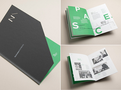 Nicholas Architects architect branding graphic design logo publication design