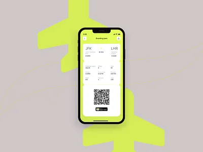 Daily UI #36, Boarding pass app boarding challenge dailyui figma pass ticket ui