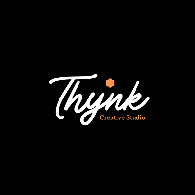 Creative Studio Logo black creative studio logo minimal modern orange simple white