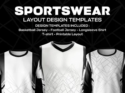 GEOMETRIC LINE SPORTY JERSEY DESIGN TEMPLATE print