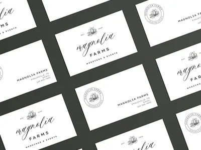 Magnolia Farms Brand Identity brand identity branding graphic design icon logo logo design