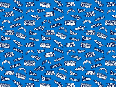 Cayce Golf My Game Pattern cayce golf handlettering handtype hashtaglettering head cover lettering vectormachine