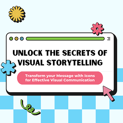 The Secrets of Visual Storytelling branding design graphic design icons illustration typography