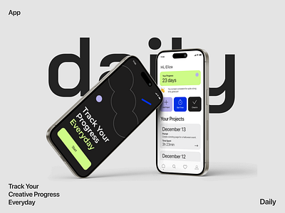 Daily - Mobile App Concept appdesign dailyui dailyui006 graphic design mobiledesign mobiledesign product design ui ux