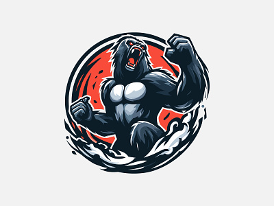 Gorilla Logo angry gorilla logo gorilla gorilla design gorilla logo gorilla vector gorilla vector logo gorillas gorillas logo