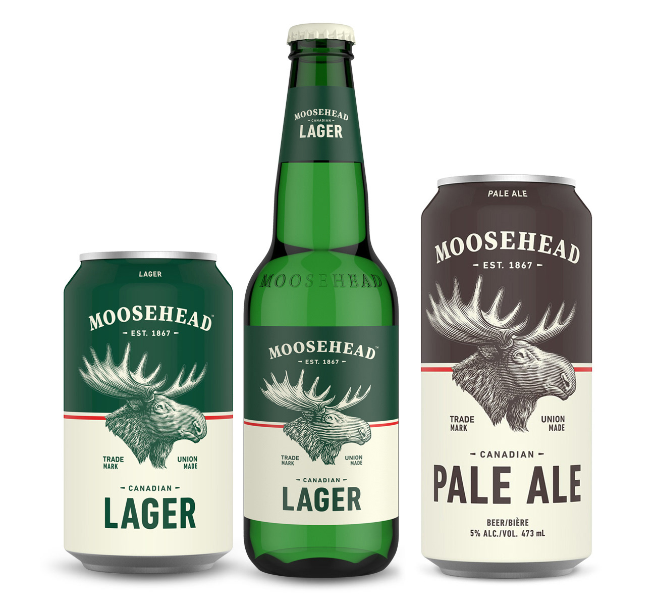 Moosehead Beer Brandmark illustrated by Steven Noble by Steven Noble on ...