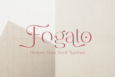 Fogato - a Modern Sans Serif Typeface architecture beauty branding clean cover design elegant fashion font graphic design logo logotype magazine modern poster sans serif simple typeface typography