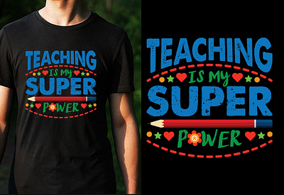 Teaching-Superpower-Best-Groovy 3d animation branding cool t shirt design custom t shirts design custom t shirts graphic design groovy t shirt design merchandise motion graphics statement t shirts t shirt design logo t shirt design template trendy t shirt tshirt tshirt designs typography design typography t shirt ui vintage