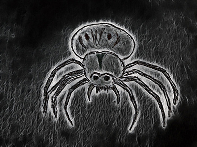 Nightmare creature drawing monster nightmare sketch spider