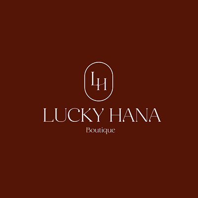 Lucky Hana boutique brand identity branding branding agency branding design graphic design