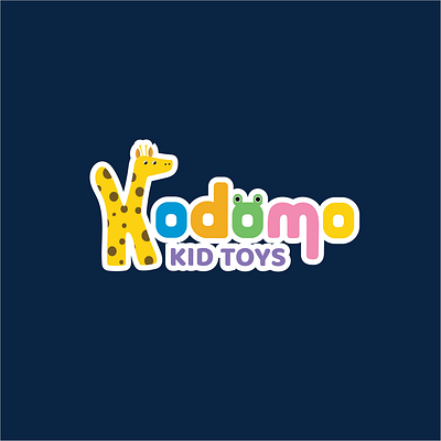 Template KODOMO KID TOYS branding graphic design logo