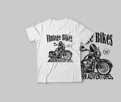 Vintage Bike T-Shirt Design adobe illustator adventures bike design fashion graphic design illustration tshirt typography vector vintage
