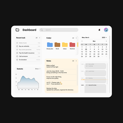 #DailyUI 42 - To-Do List or Manager app branding dailyui design graphic design illustration logo planner schedule statistic to do list typography ui ux vector