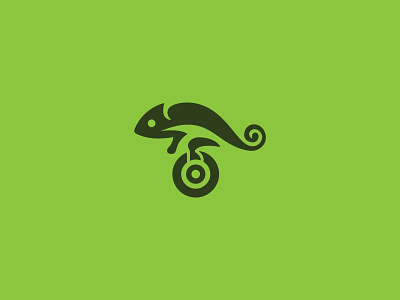 Chameleon Run Logo animal botanic chameleon chameleon run chameleon run logo color changing creative design eco graphic design logo logotype minimalist reptiles
