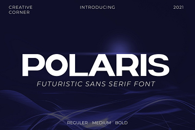 Polaris Futuristic Bold Typeface sans