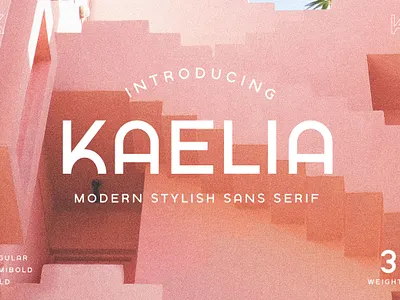 KAELIA - Simple Stylish Typeface sans serif