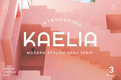 KAELIA - Simple Stylish Typeface sans serif