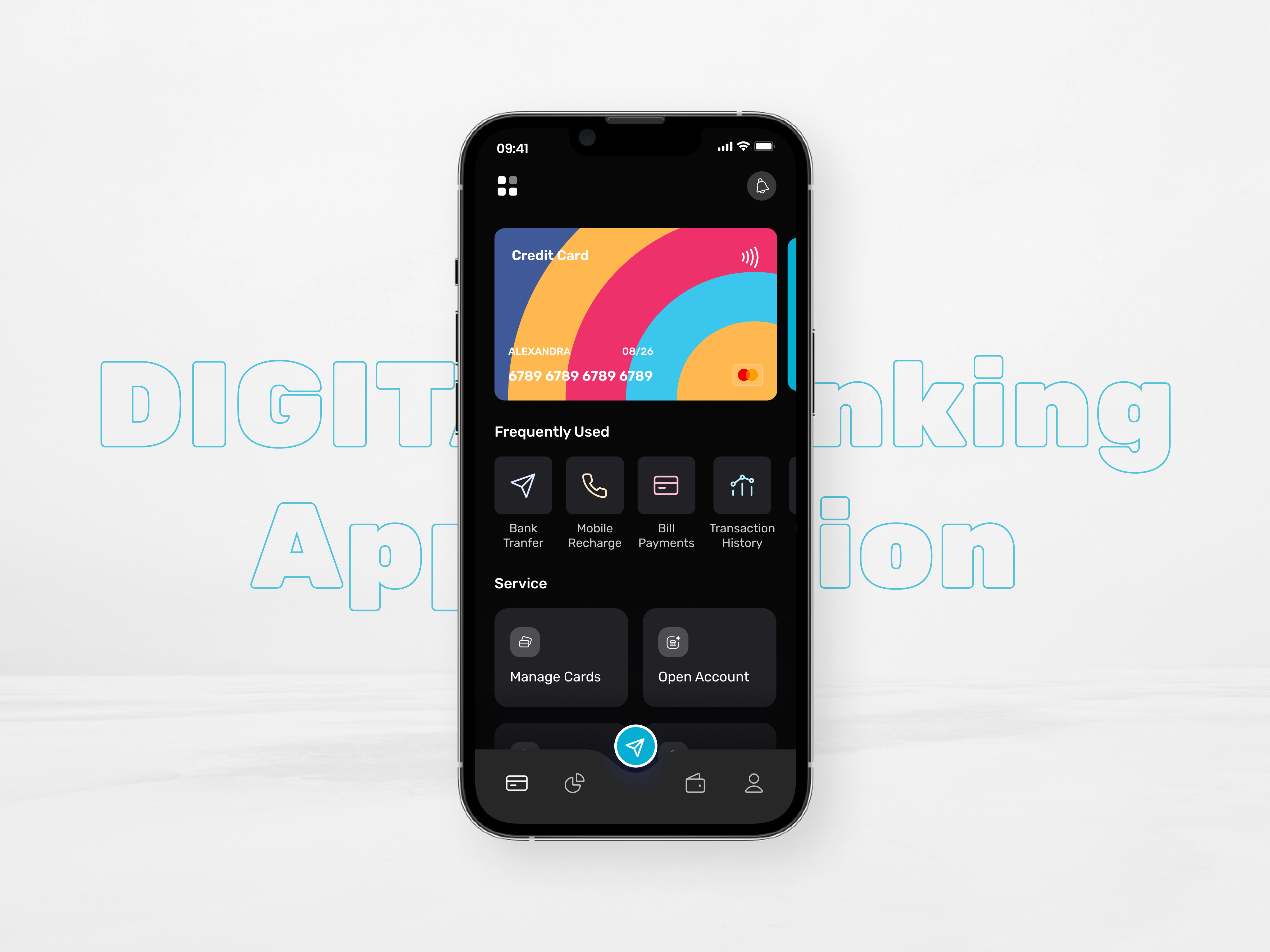 Fintech Mobile App – Simplifying Digital Banking app application banking design finance finance app financial fintech fintech app mobile mobile app mobile application mobile banking mobile banking app money app statistics ui ui design visual design wallet app