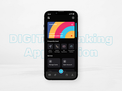 Fintech Mobile App – Simplifying Digital Banking app application banking design finance finance app financial fintech fintech app mobile mobile app mobile application mobile banking mobile banking app money app statistics ui ui design visual design wallet app