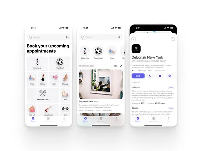 Appointment Marketplace App Concept app appointment branding design designconcept designgoals dribbble figma inspiration ios mobile ui uikit