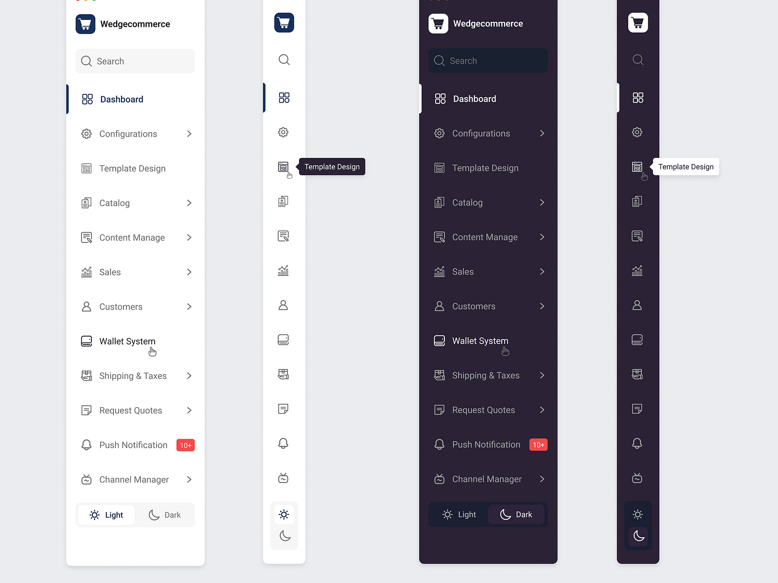 Side Menu Design by Mohammad Ashif ui ux designer on Dribbble