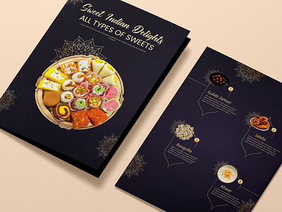 Sweet Dishes Brochure Design bifold brochure template brochure brochure design graphic design sweet brochure