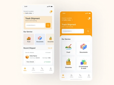 Tracking Mobile App of Home Page app app design booking app clean design clean ui delivery app designer99studio ecommerce free design home app mobile app modern design parcel tracking product tracking shipping tracking trending design ui ui design ui ux