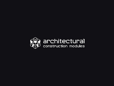 Architectural construction modules - logotype branding design graphic design illustration logo logomarks logos logotype logotypes mark marks