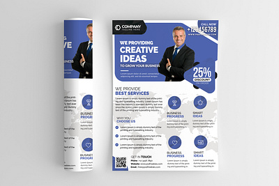 Modern Business Flyer Design brand identity branding business flyer corporate flyer event flyer flyer design graphic design packaging poster design social media post