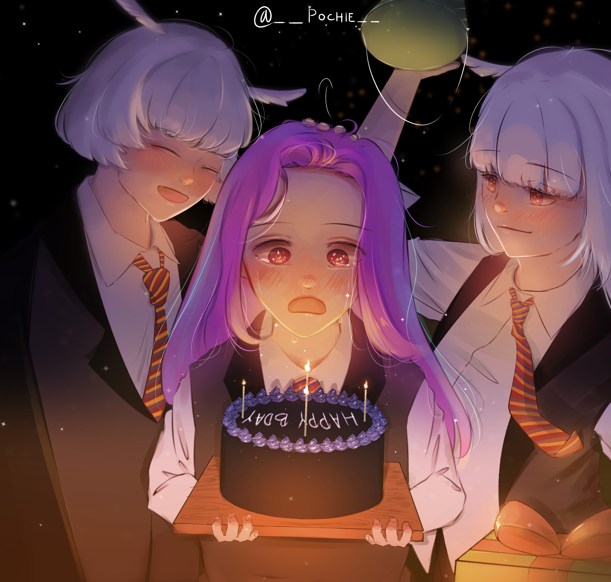 HBD, @kuyangtist art character digital art digital painting illustration oc