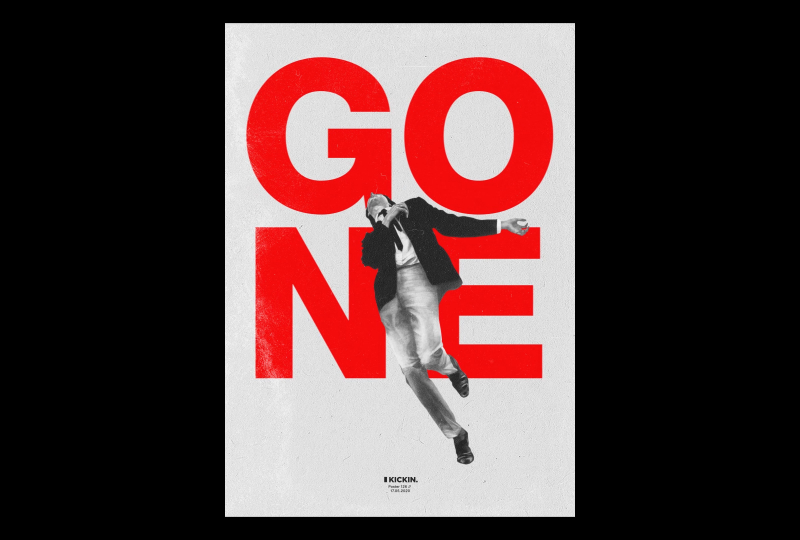 Kickin - Kinetic Motion Poster #126 animation design experimental freelance freelance motion designer illustration kickin kinetic kinetictype motion motion designer poster design typography ui website animation