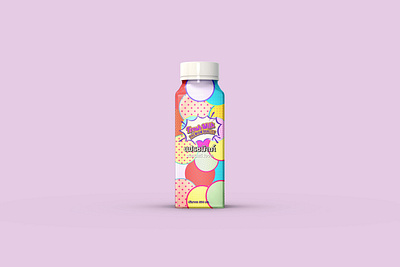 Bottle label design- created by Canva
