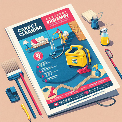 Carpet Cleaning ads 5 carpet cleaning graphic design illustration