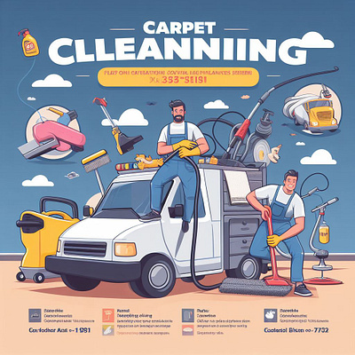 Carpet Cleaning ads 6 carpet cleaning illustration