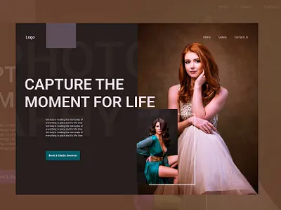 Photography Landing page branding figma graphic design lunacy photography ui user interface web web design web developer wordpress