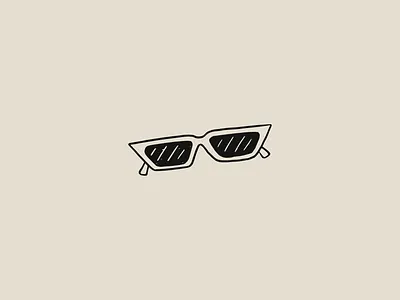 Sunglasses Icon beach branding icon icon design illustration