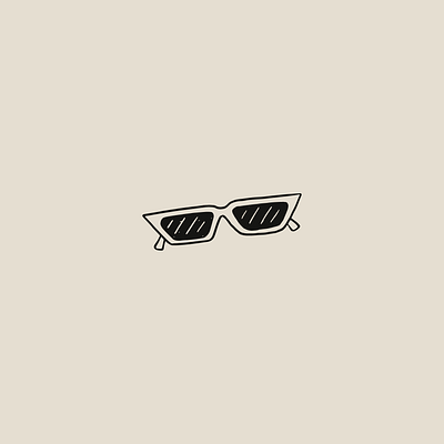 Sunglasses Icon beach branding icon icon design illustration