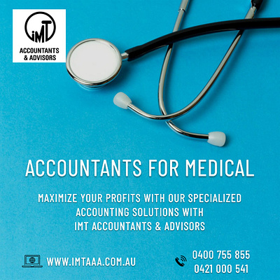 Accountants For Medical branding graphic design