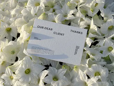 Thank You Card Mockup card design graphic design mockup mockups paper priview realistic thankyoucard