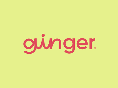 ginger® | Dismissed logo proposal branding ginger graphic design it company lettering logo logo design logotype proposal typography