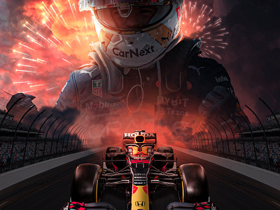 Max Verstappen F1 Poster design formula one graphic design poster